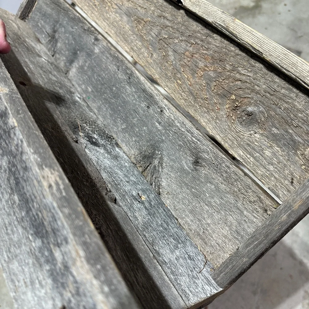 Reclaimed Barnwood Shelves